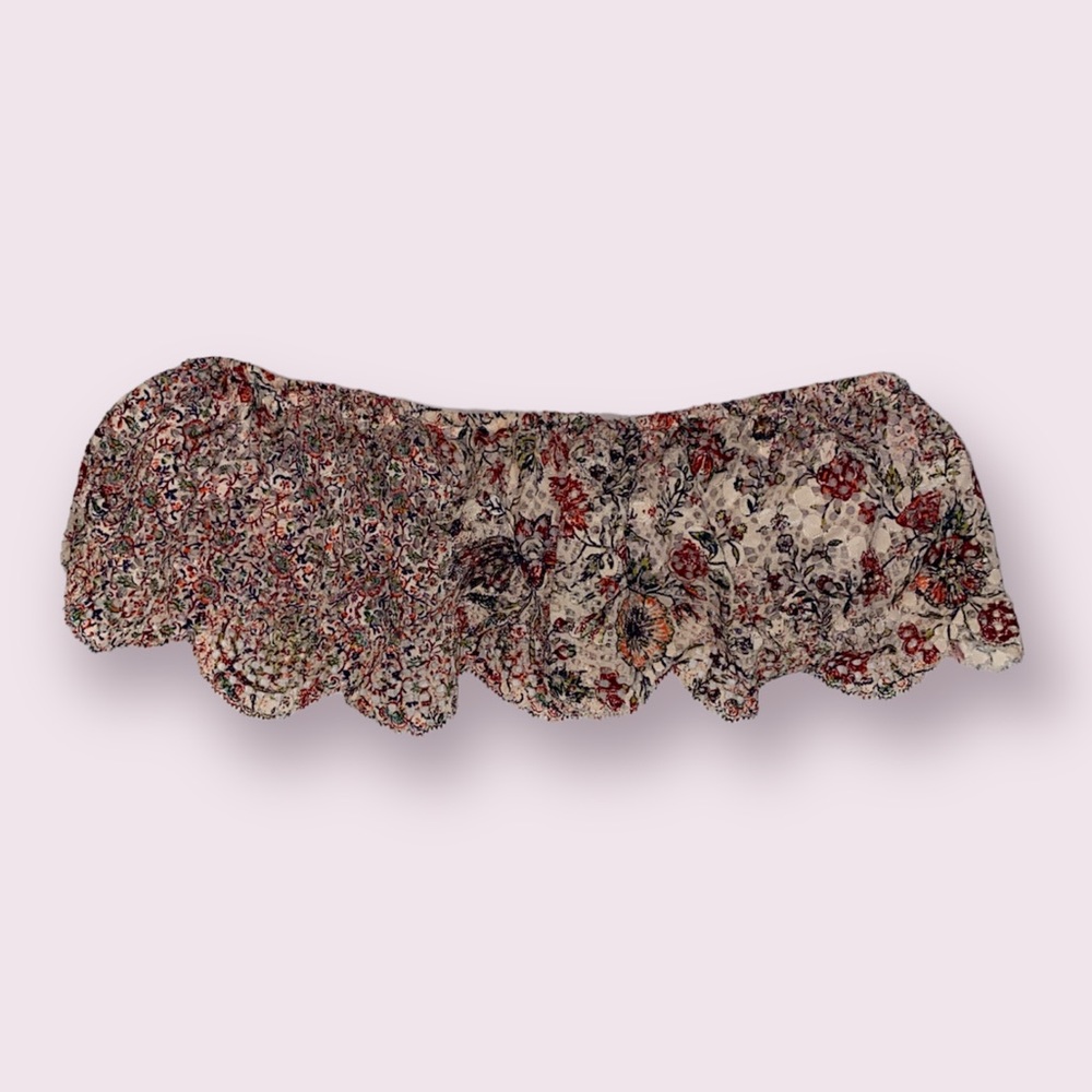 Beautiful Crop Top Floral Lace